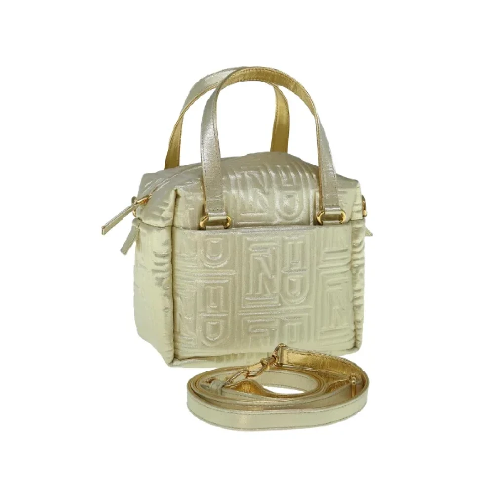Fendi Vintage Pre-owned Fabric handbags Yellow Dames