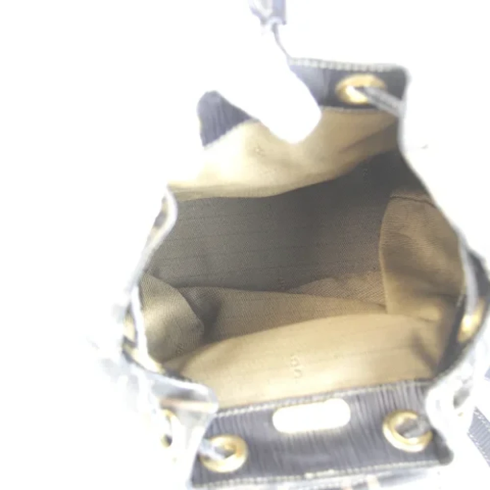 Fendi Vintage Pre-owned Canvas fendi-bags Green Dames