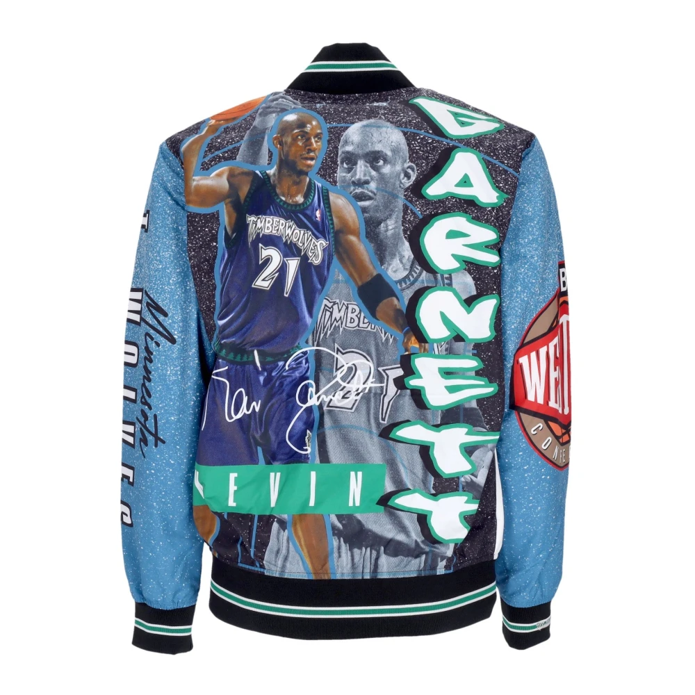 Mitchell & Ness NBA Burst Bomberjack Kevin Garnett Multicolor Heren