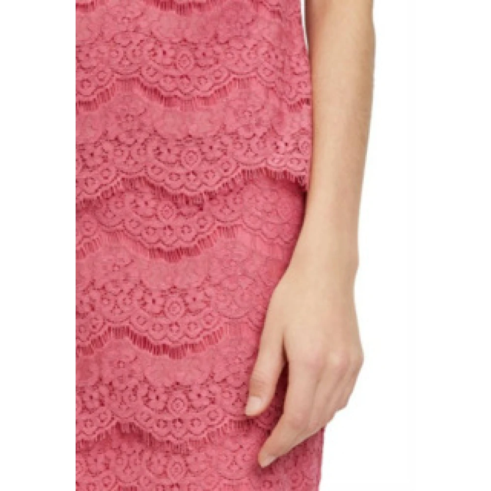 Vera Mont Roze Jurk Kort Pink Dames