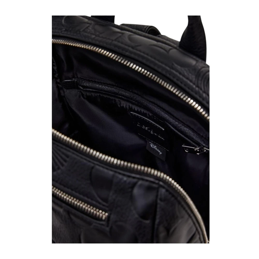 Desigual Stijlvolle Polyurethaan Damesrugzak Collectie Black Dames