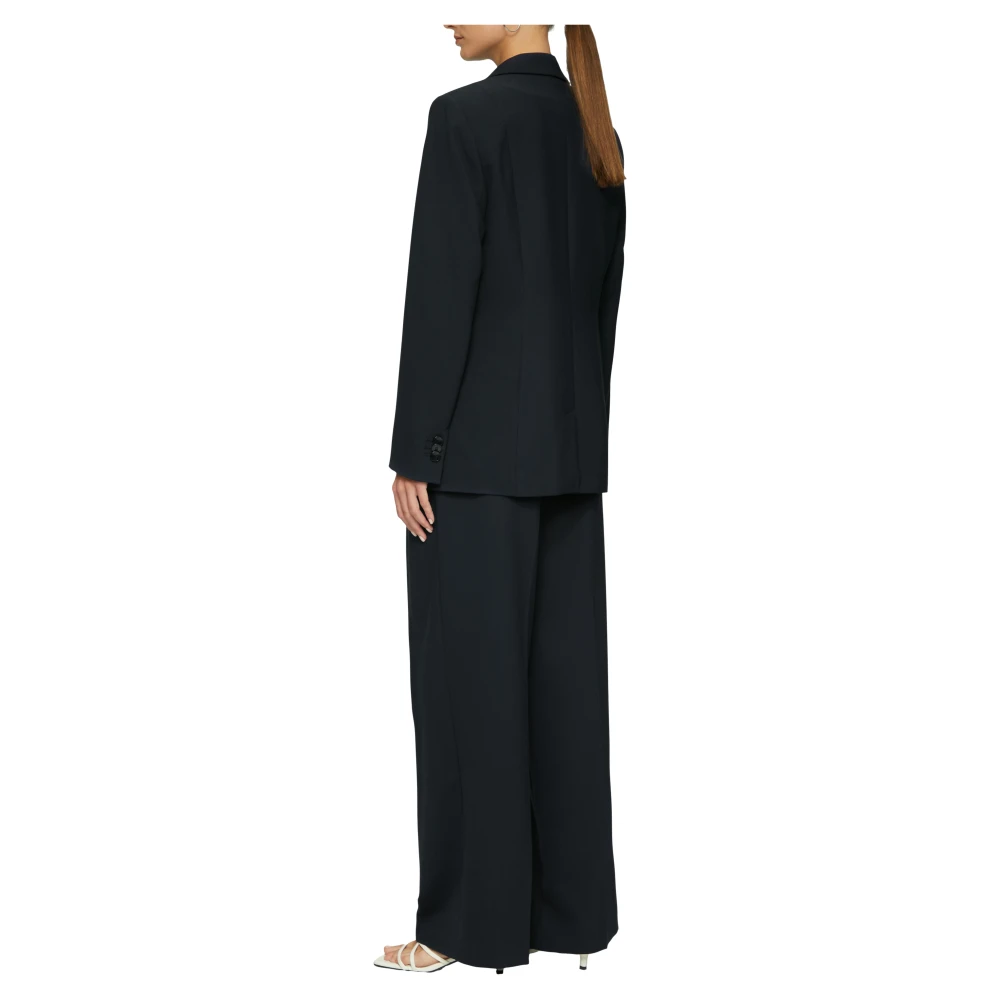 s.Oliver Viscose Blend Indoor Blazer Blue Dames
