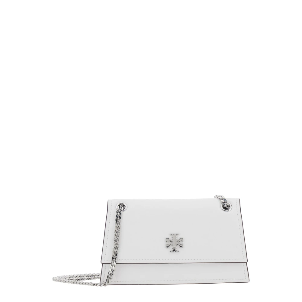 Tory Burch Women's White Kira Turnlock Shoulder Bag