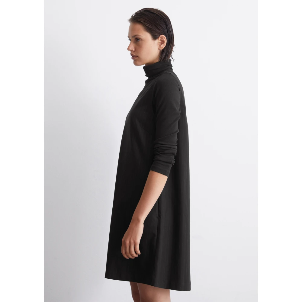 Marc O'Polo Pinstripe jurk regular Black Dames