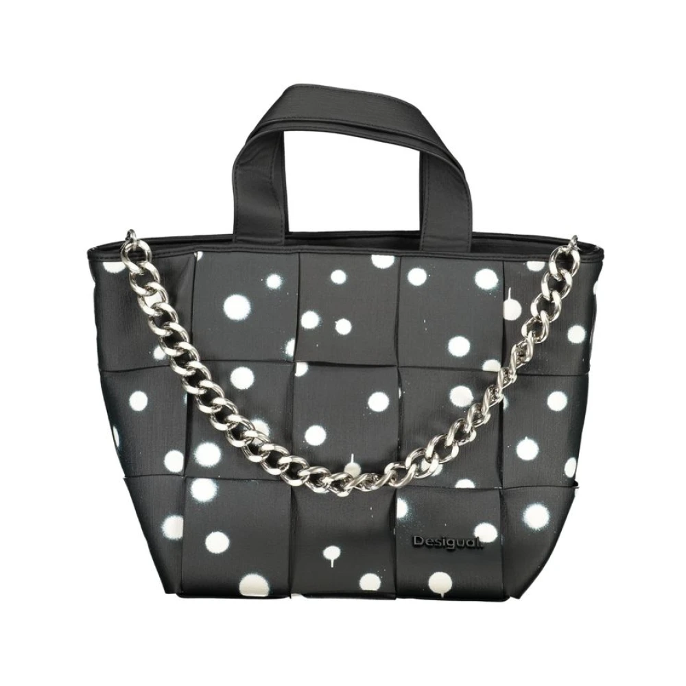 Desigual Zwarte Polyethyleen Schoudertas Black Dames