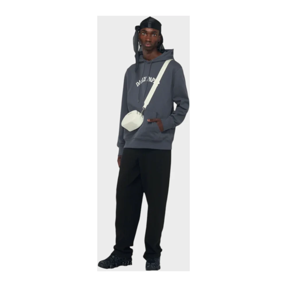 Daily Paper Comfortabele French Terry Hoodie Gray Heren