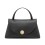 black-foldover-top-handle-bag