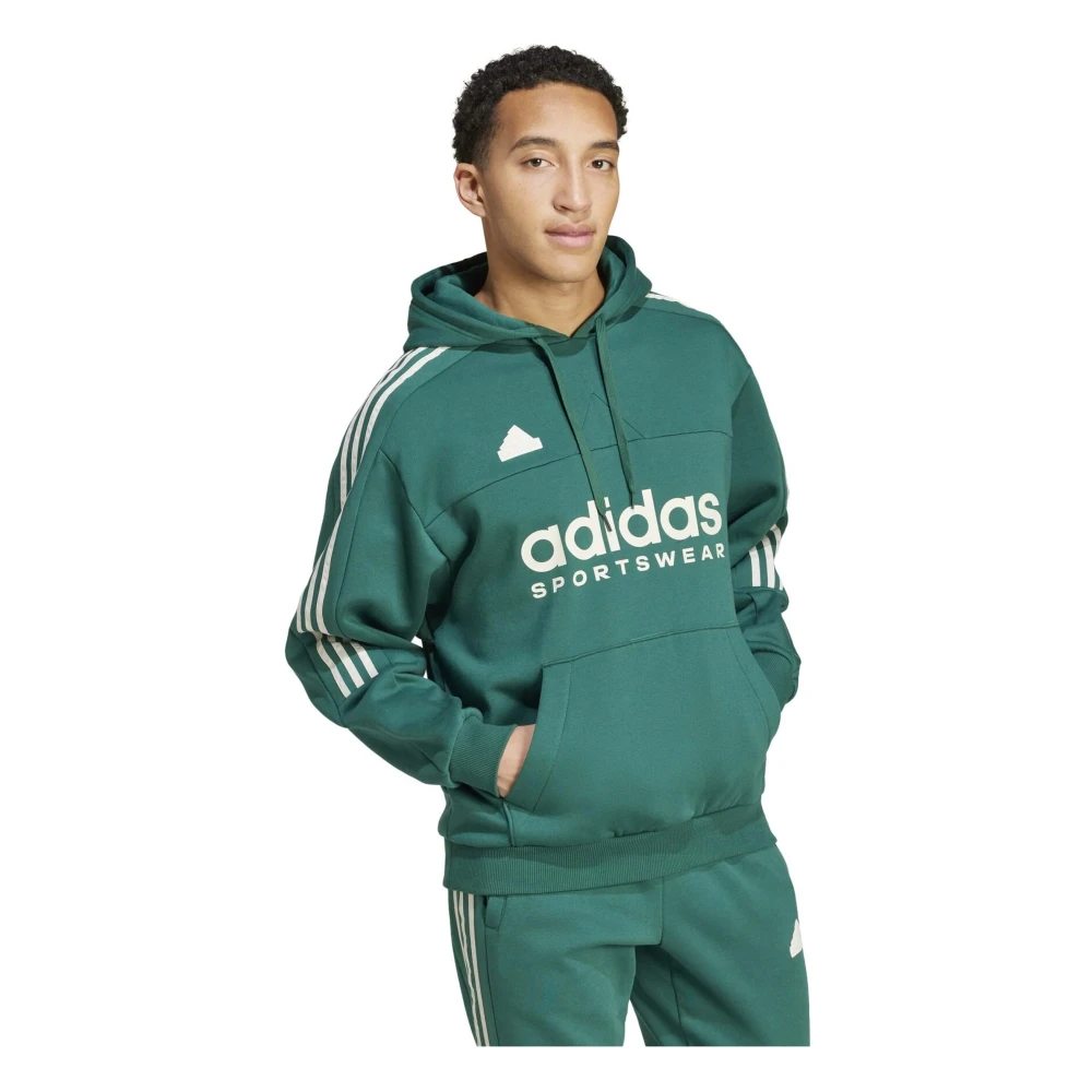 Adidas Hoodie Green Heren