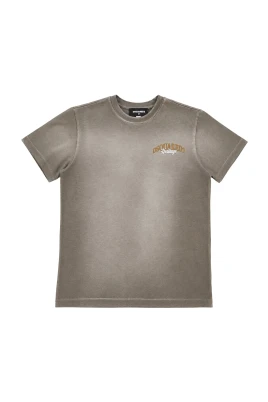 T-shirt med vintage-logotyp