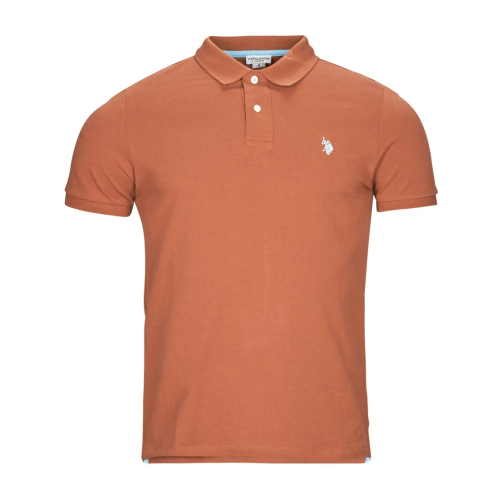 U.s. Polo Assn. Hombre Marrón Camisetas, Talla: L