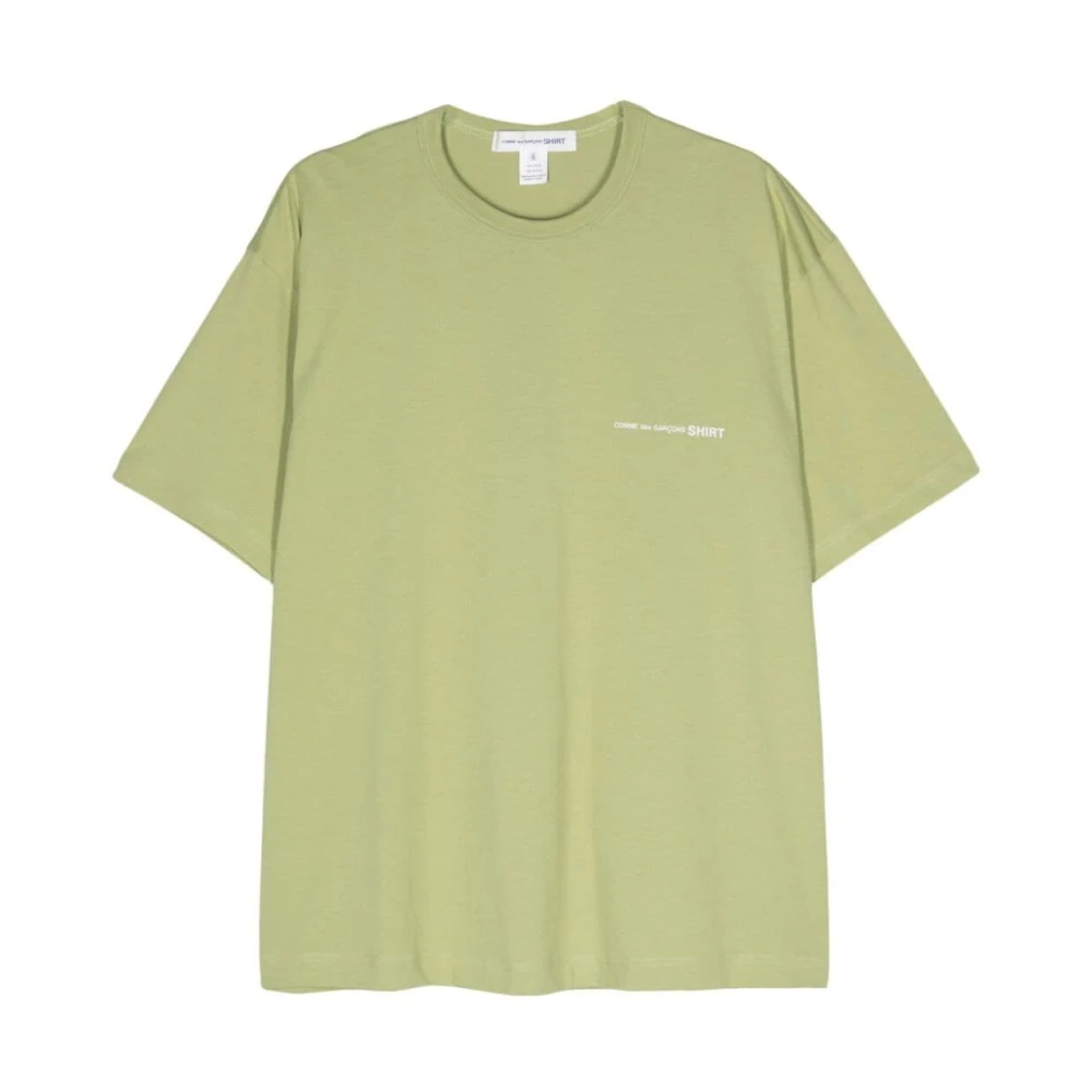 Comme des Garçons Groene Katoenen T-Shirt Green Heren