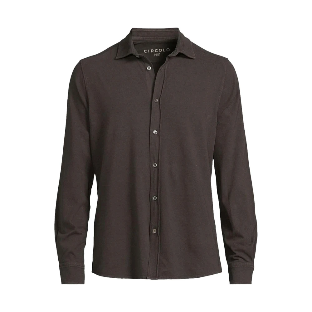 Circolo 1901 Casual Shirt Cement Grijs Gray Heren