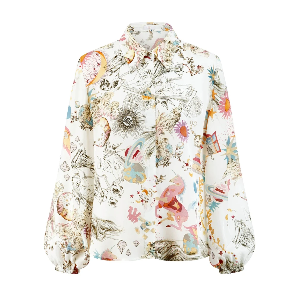 Riani Women's Multicolor Printed Blouse - Shirts - S - Blouses & Shirts