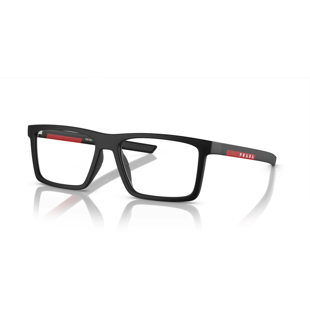 Prada Herren Schwarz Mattschwarze Brillengestelle