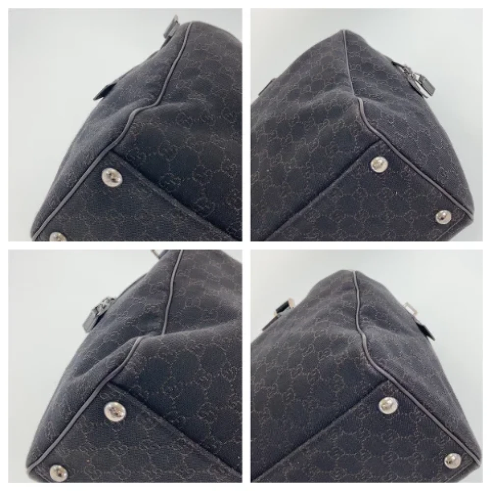 Gucci Vintage Pre-owned Canvas travel-bags Brown Dames