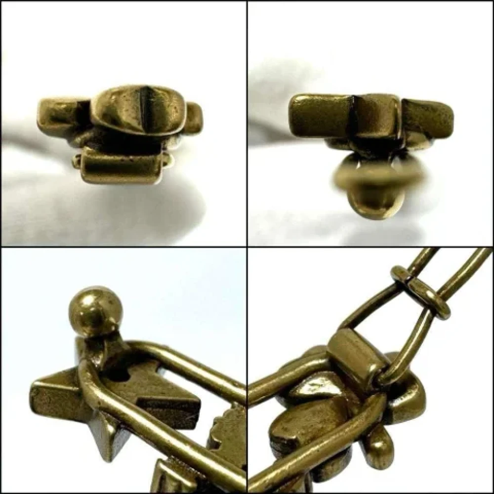 Dior Vintage Pre-owned Metal hair-accessories Yellow Dames