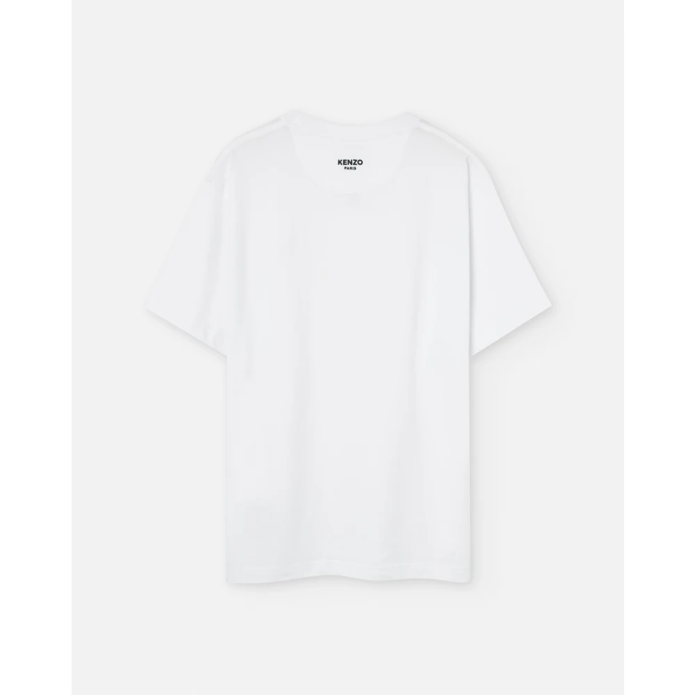 Kenzo Geborduurd Pop Shirt White Heren