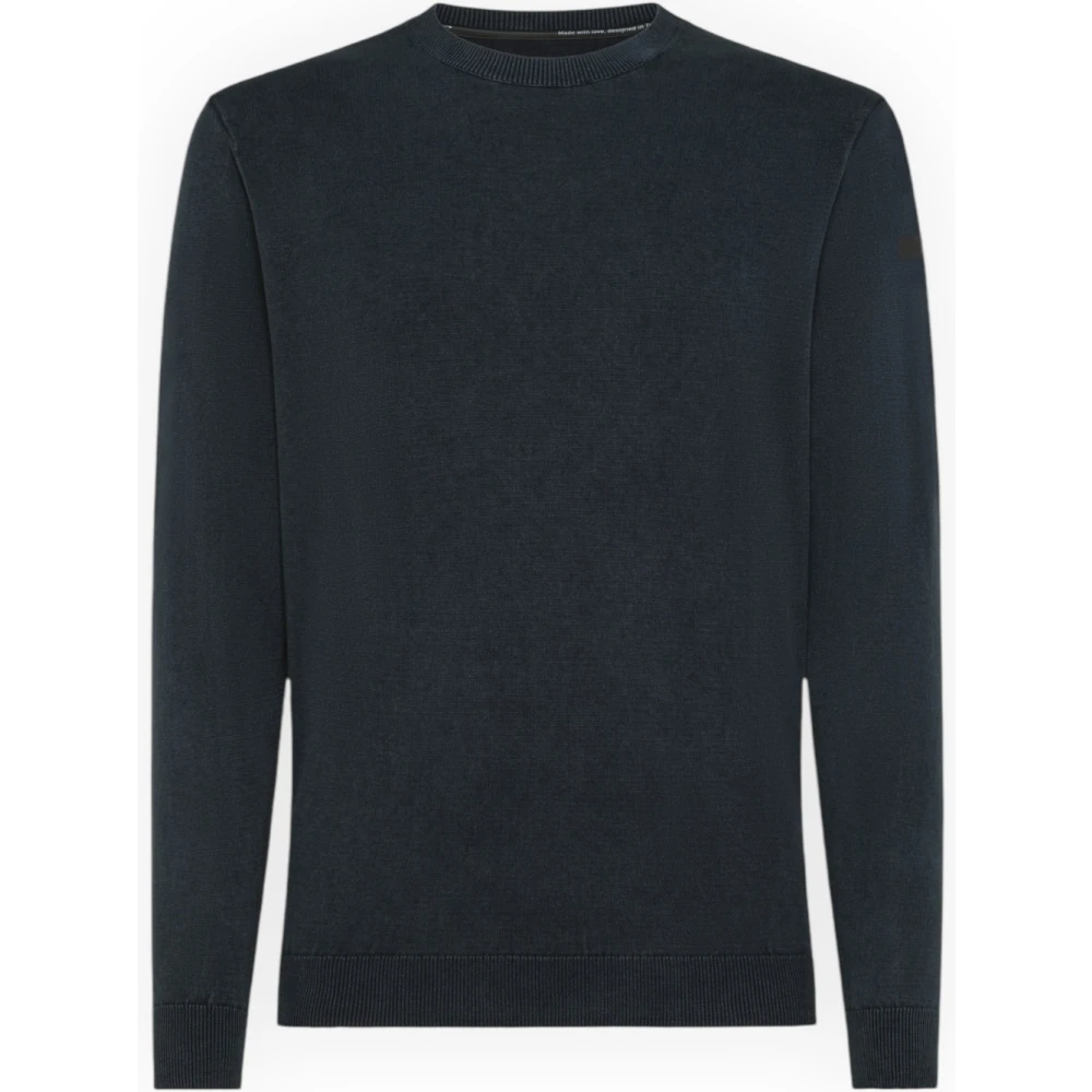 Rrd Uomo Blu Techno Wash Round 16 Maglia Girocollo In Knit