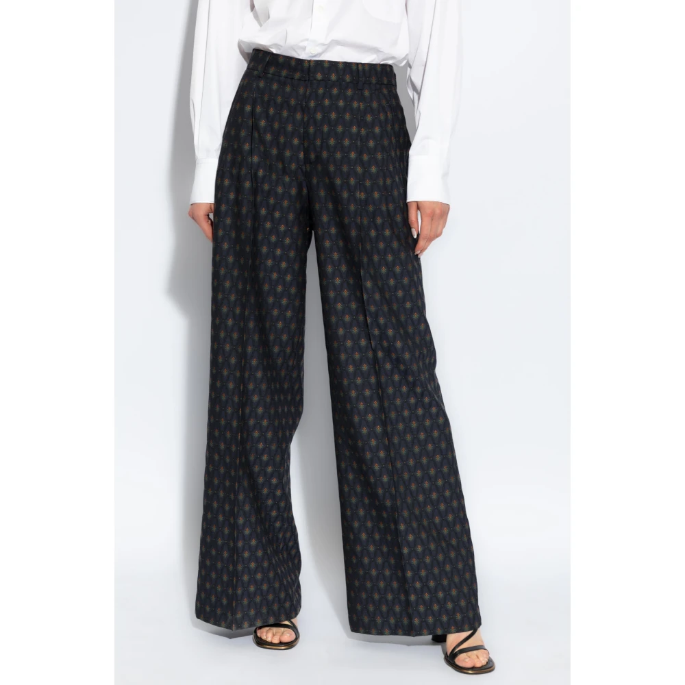 ETRO Broek met decoratief patroon Multicolor Dames