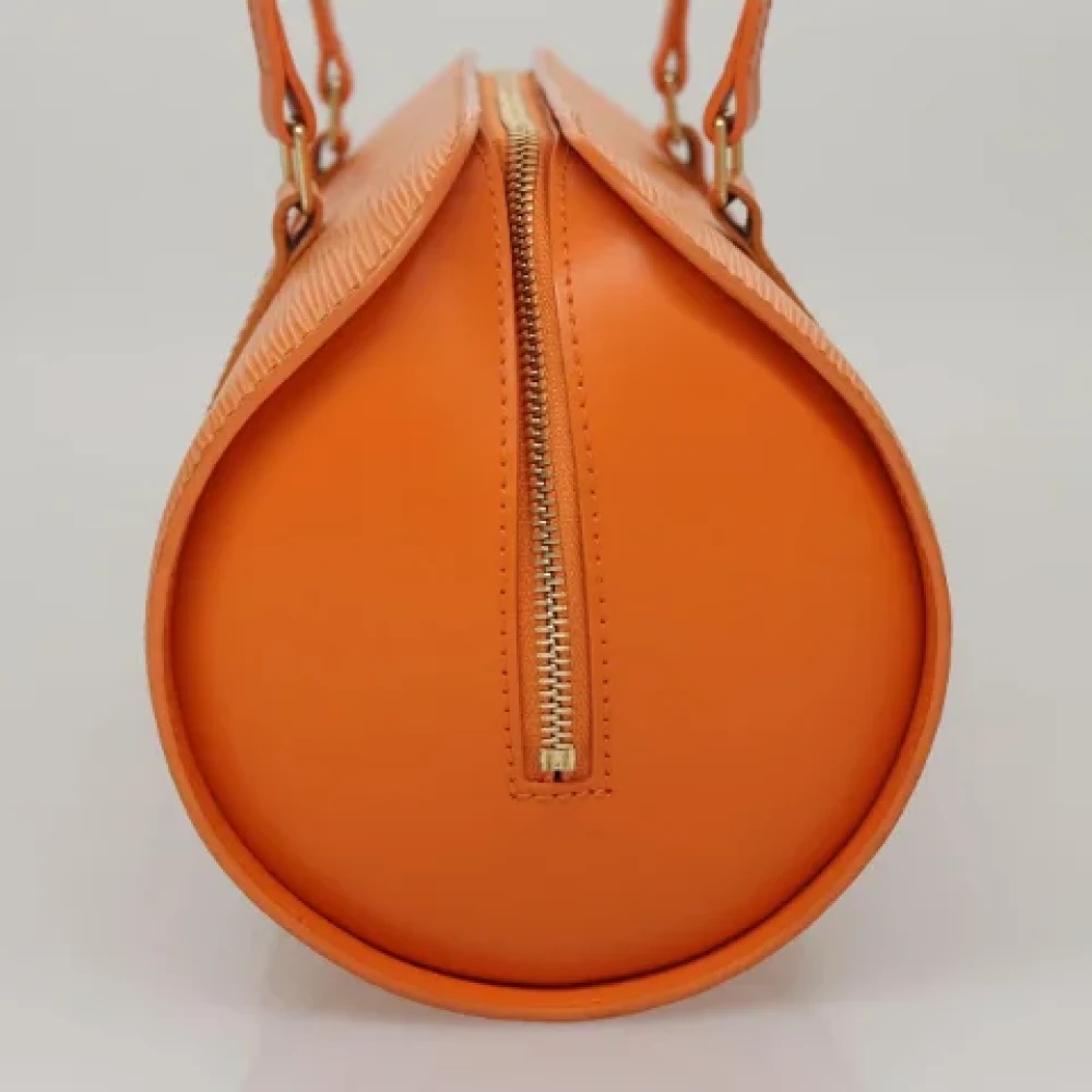 Louis Vuitton Vintage Pre-owned Leather handbags Orange Dames