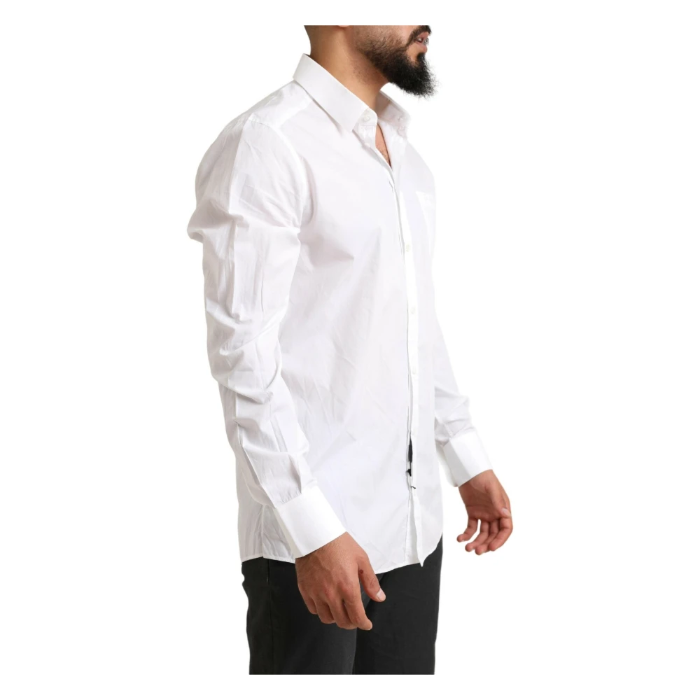 Dolce & Gabbana Formele Tuxedo Overhemd White Heren