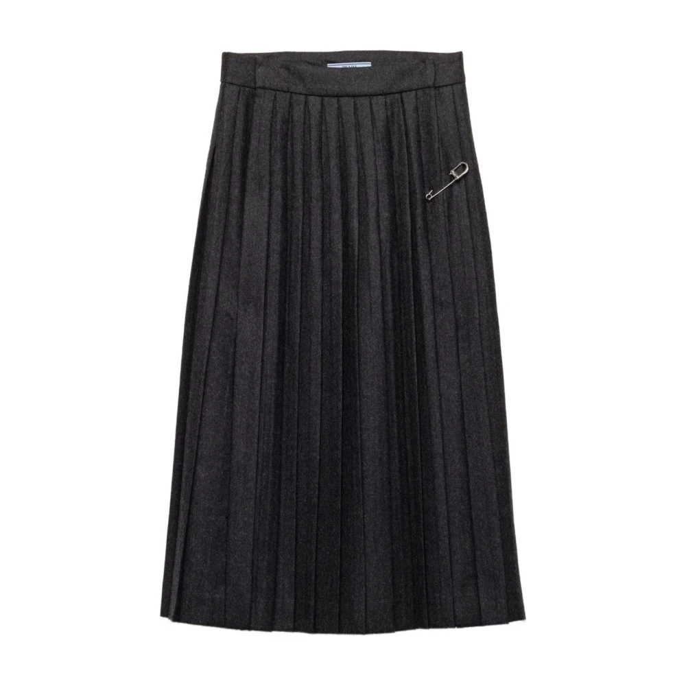 Prada , Damen, Röcke, Grau, S