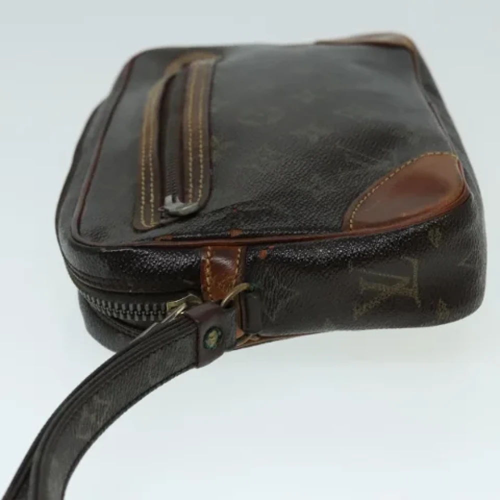 Louis Vuitton Vintage Pre-owned Canvas clutches Brown Dames