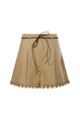 Mahon Flower Trim Shorts