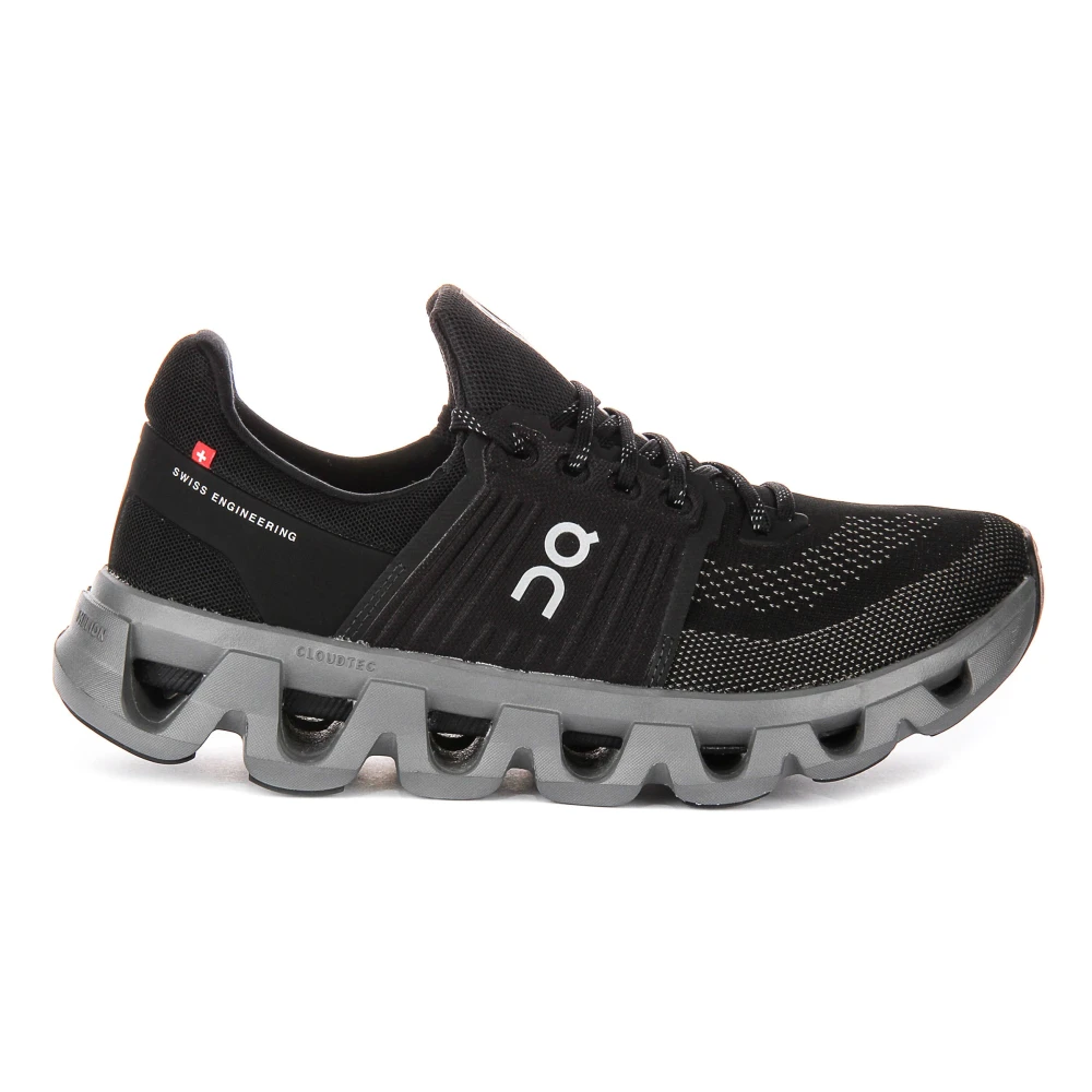 On Running Men's Black Running Shoes, 13 1/2 Uk, Cloudswift 4 Ad Trainers