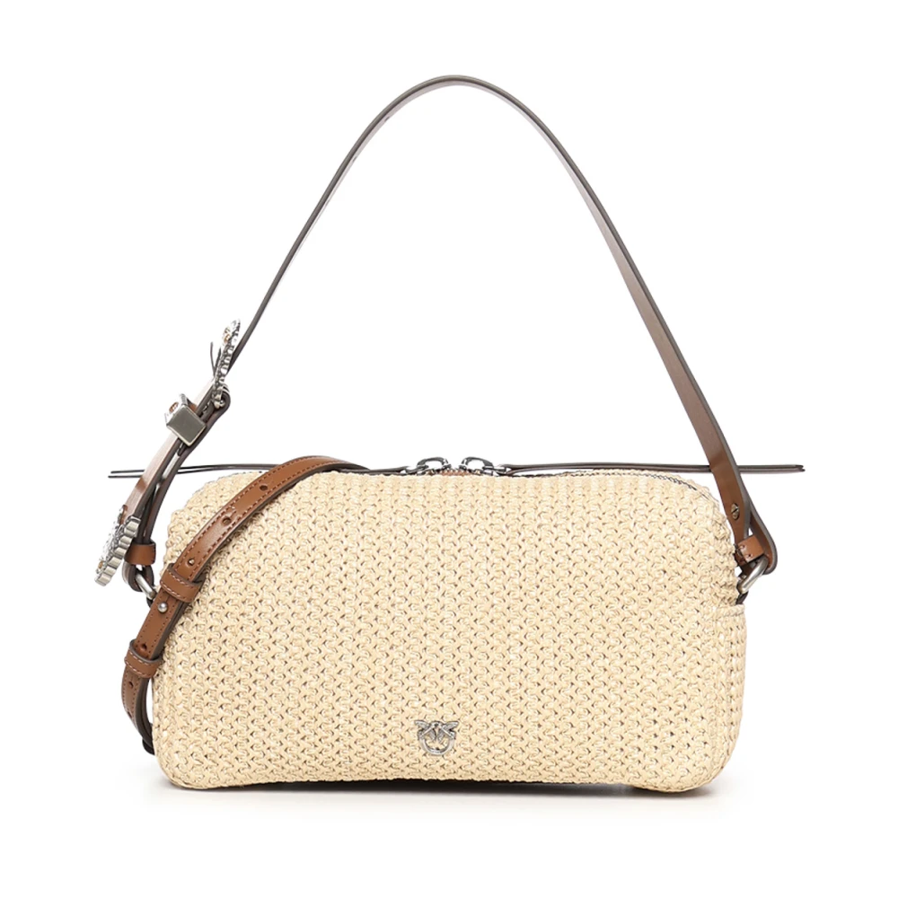 Pinko Women's Beige Borsa - Shoulder Bags - One Size - Bags
