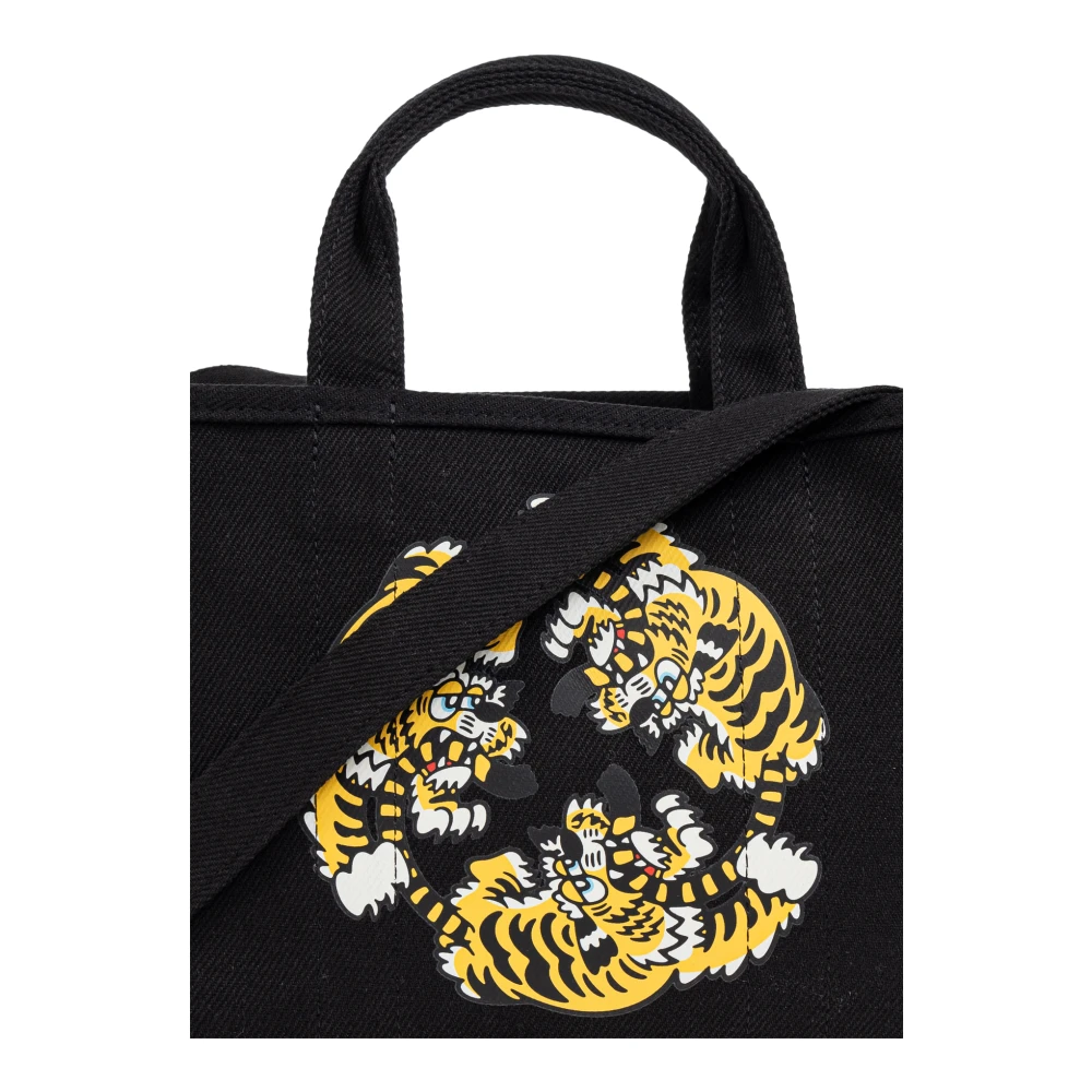 Kenzo Handtas met tijger motief Black Dames