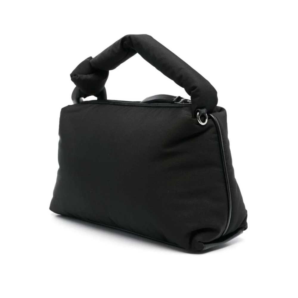 JW Anderson Zwarte Leren Kwast Schoudertas Black Dames