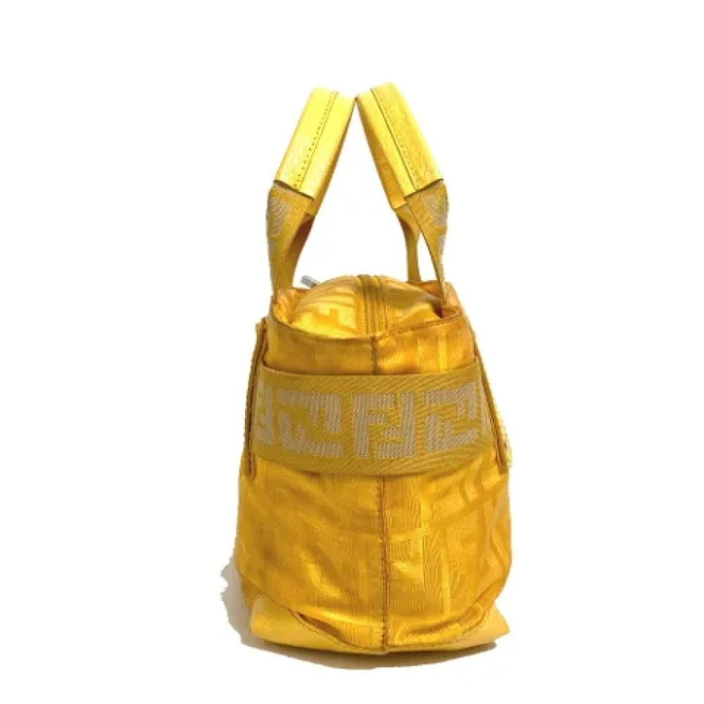 Fendi Vintage Pre-owned Fabric fendi-bags Yellow Dames