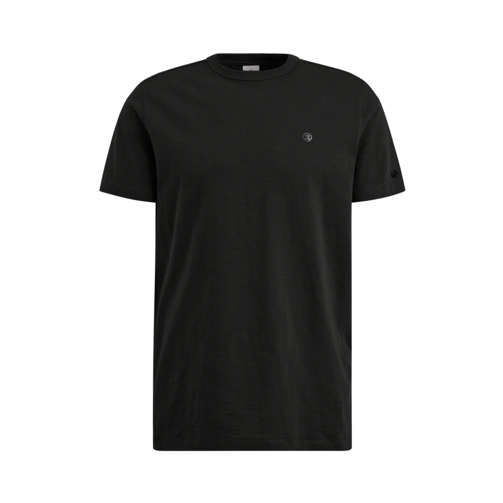 Cast Iron Slub Essential Slim Fit T-Shirt Black Heren