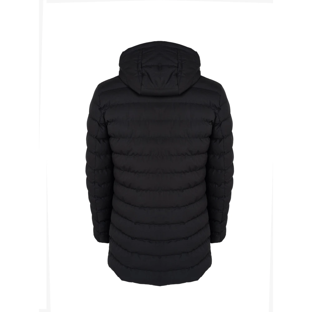Geox Donsjack met capuchon Black Heren