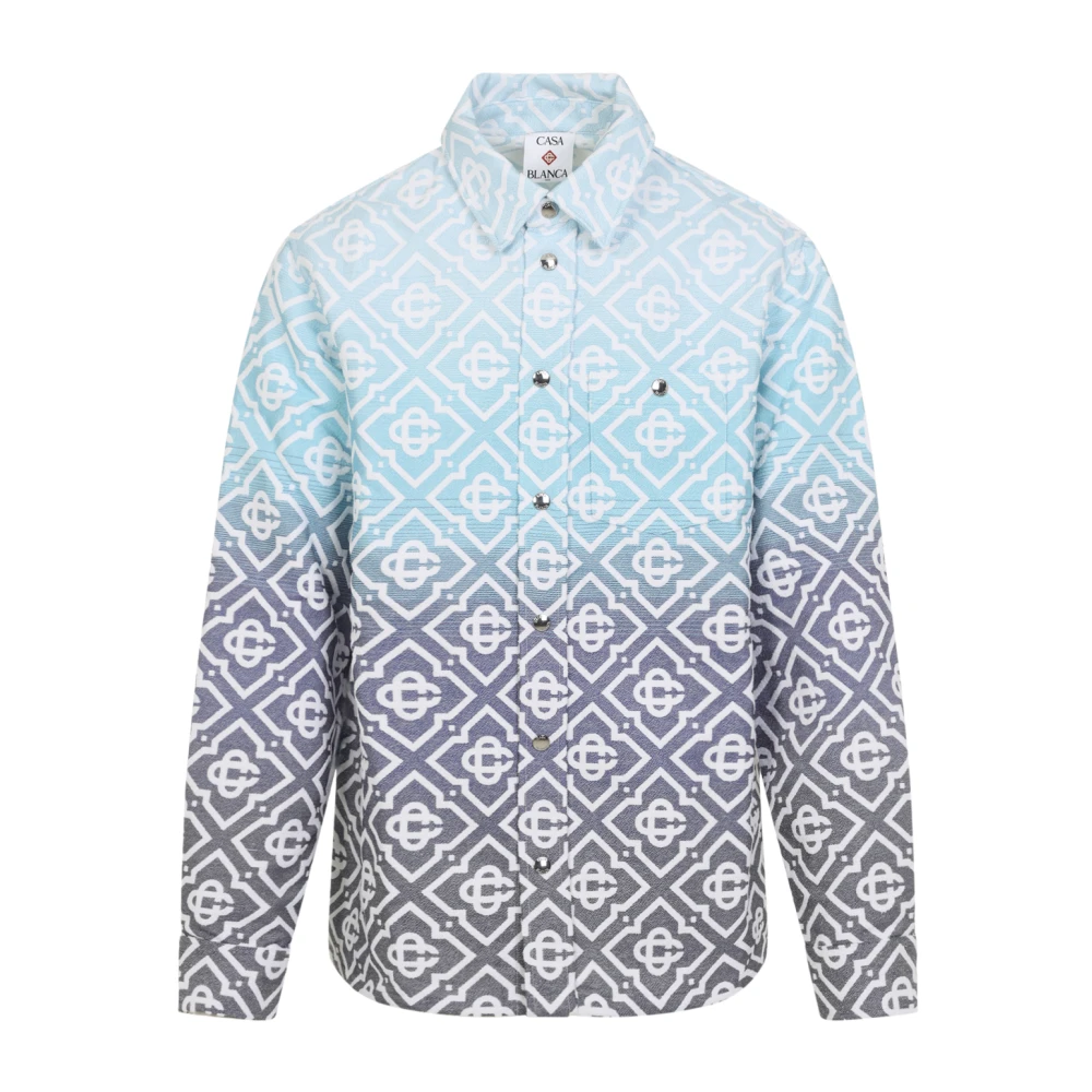 Casablanca Men's Multicolor Monogram Gradient Jacket - Light Jackets - L - Jackets