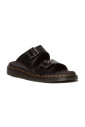 sandales-slides-josef-en-cuir-a-boucle