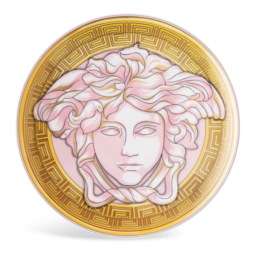 Versace Roze Plat Bord Pink Unisex