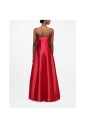 robe-rouge-sans-bretelles-avec
