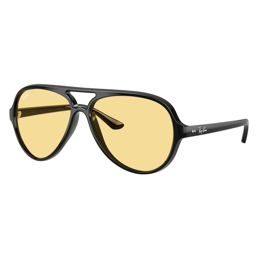 Ray - Ban Orange Man Rb4125 Cats 5000 601/33 Sunglasses Injected Black Pilot Normal - Image 4