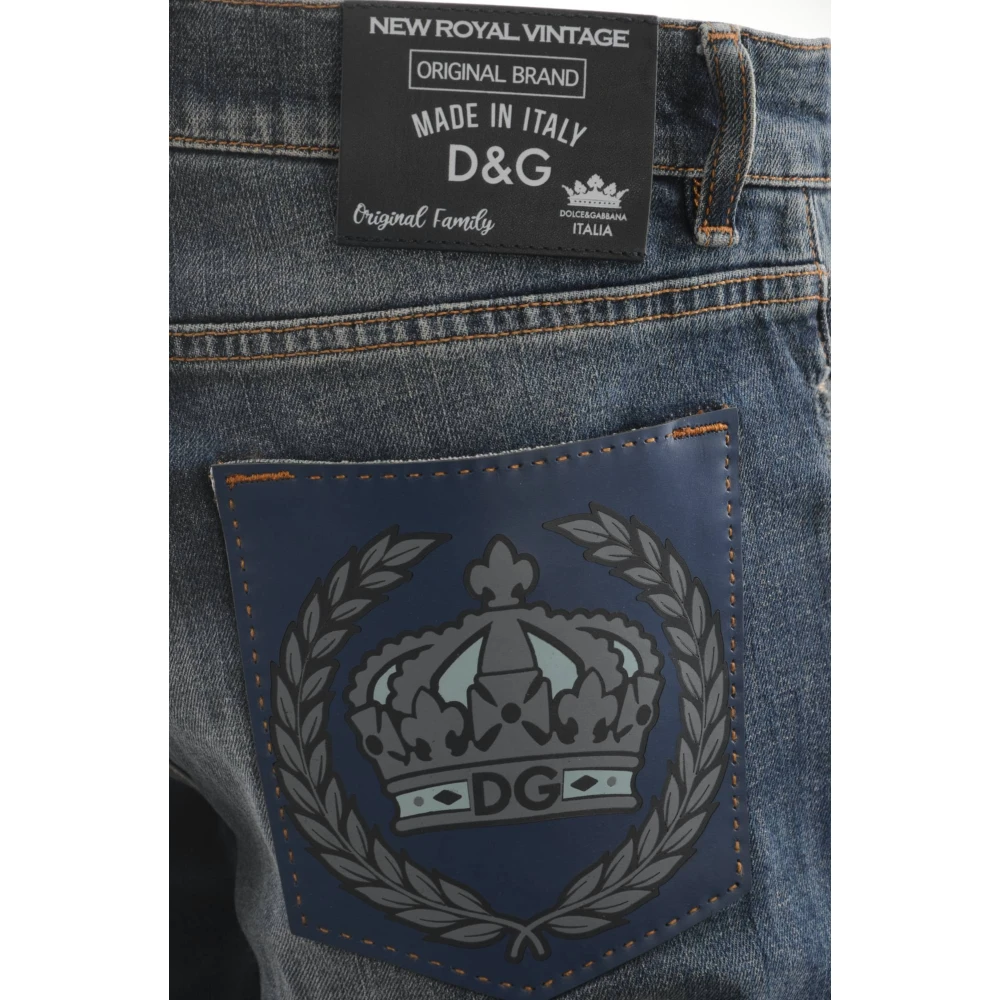 Dolce & Gabbana Heren Vintage Slim Jeans Blue Heren