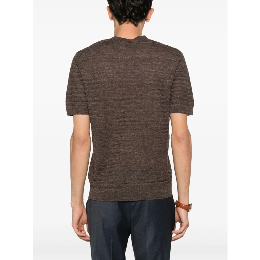 Corneliani Luxe Bruine Trui voor Mannen Brown Heren