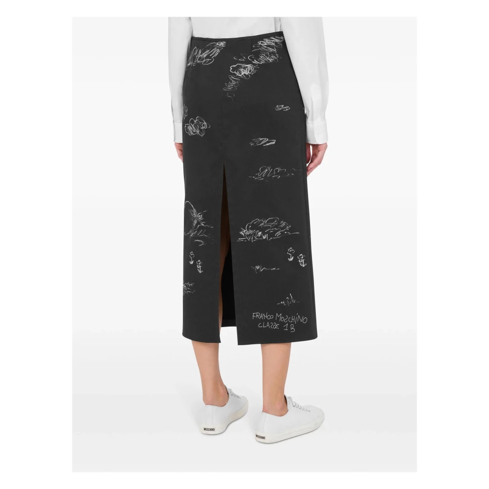 Moschino Stijlvolle Gonna Rok Black Dames