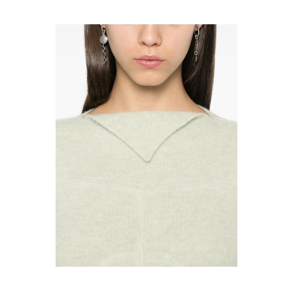 Rick Owens Groene Gebreide Zeemeermin Jurk Green Dames