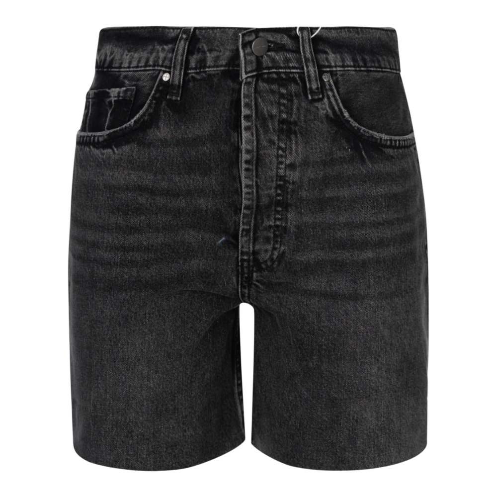 Anine Bing Houtskool Kat Korte Broek Black Dames