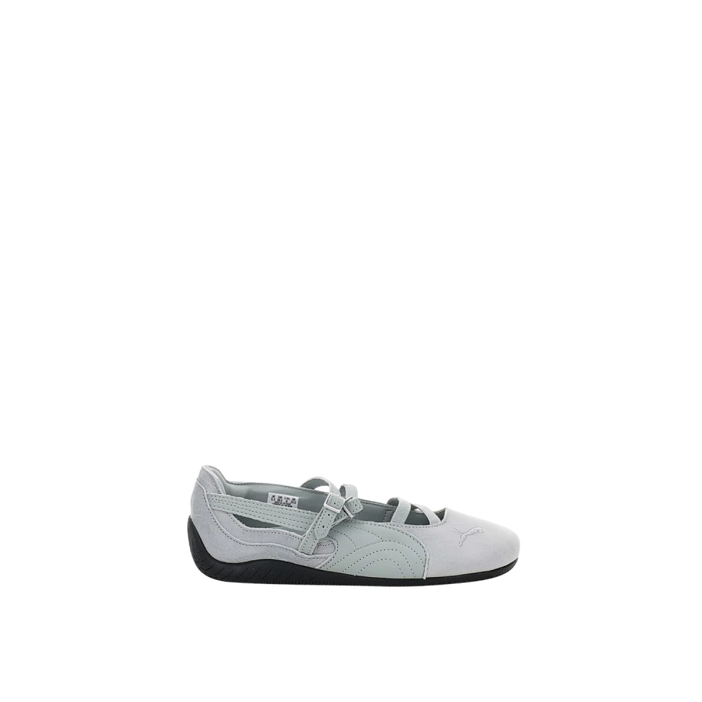 Puma Women's Gray Suede Charles F. Stead Iv - Ballerina Shoes - 4 Uk - Shoes