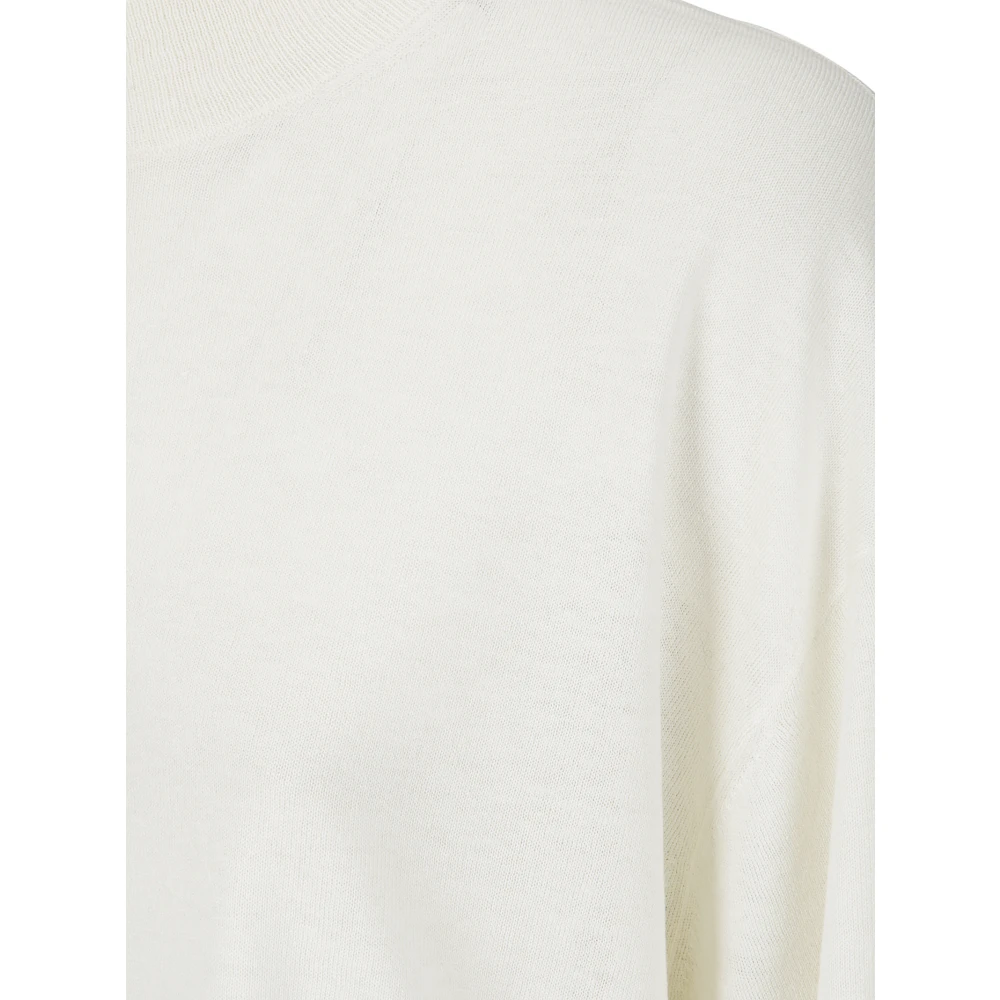 IRO Zijden en wollen crewneck trui Beige Dames