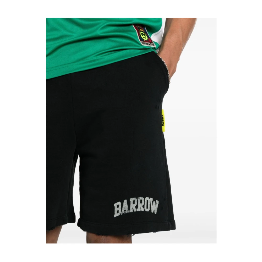 Barrow Sweatshorts met stijl S4Bwuabe055 Black Heren