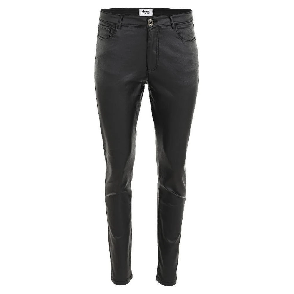 DNM Pure Slim Fitted Coated Byxor Black, Dam