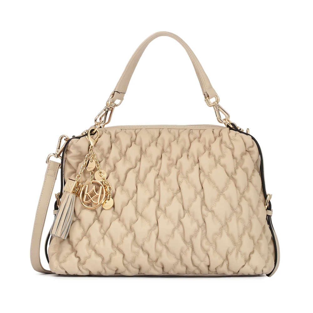 Kazar Chique Beige Gewatteerde Tas Beige Dames